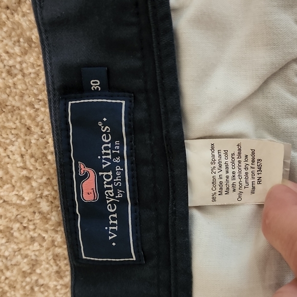 Mens Vineyard Vines Navy Breaker Shorts Size 30 - Picture 5 of 7